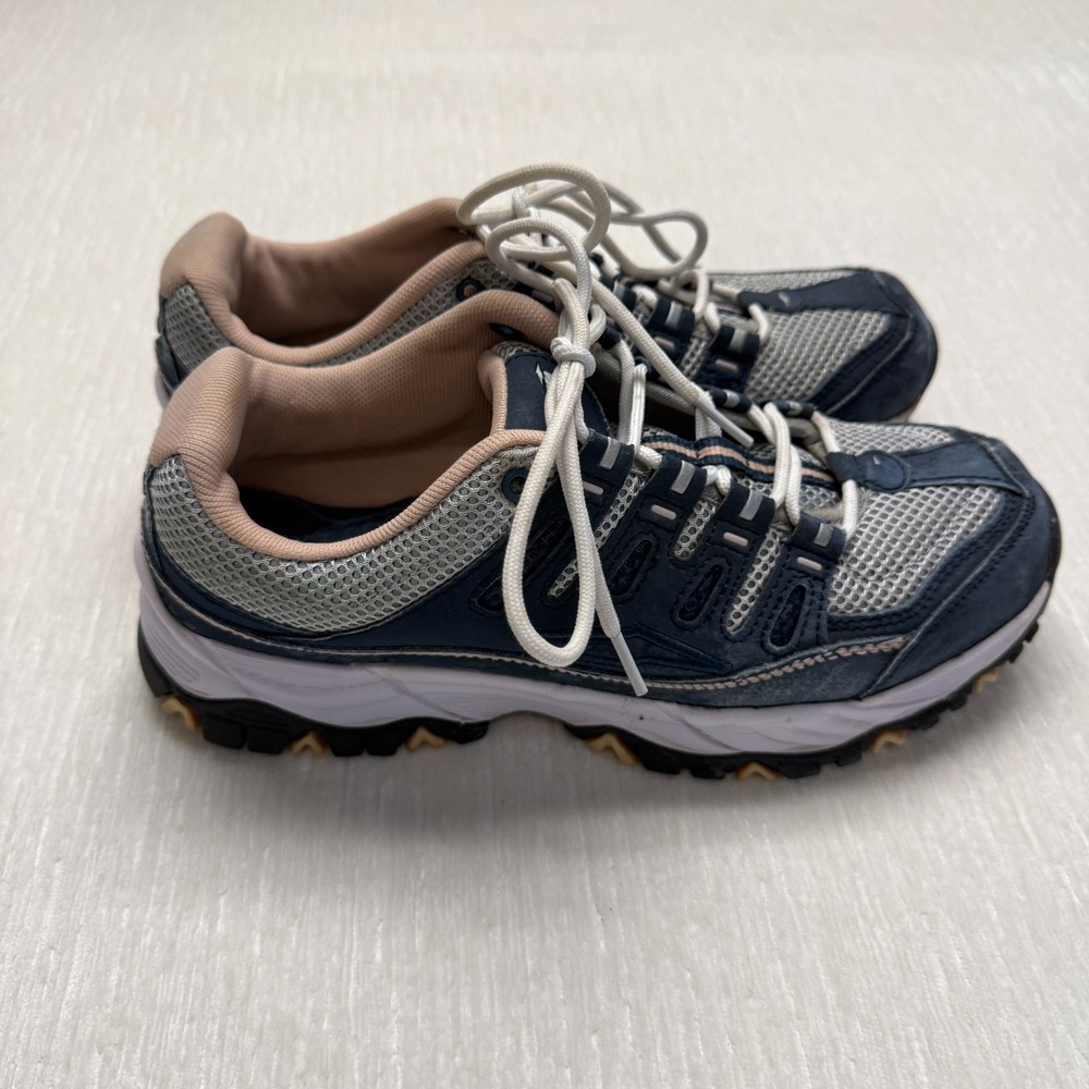 Avia Elevate Womens US 8.5 Athletic Shoes Blue Memory Foam Walking Sneakers